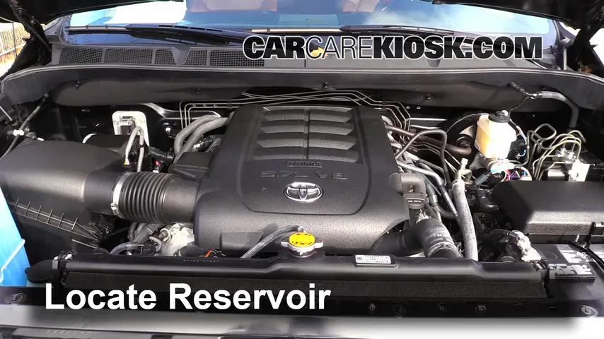 2015 Toyota Tundra Platinum 5.7L V8 Líquido limpiaparabrisas Agregar líquido